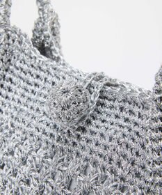 TOPKAPI 【TREASURE TOPKAPI】メタリック ラウンド トートバッグ