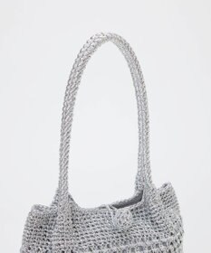 TOPKAPI 【TREASURE TOPKAPI】メタリック ラウンド トートバッグ