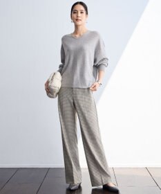 自由区 L 【カタログ掲載】ファインウールカシミヤドルマンシルエット ニット