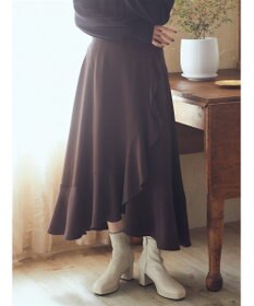 earth music&ecology ラッフルフリルイレヘムスカート