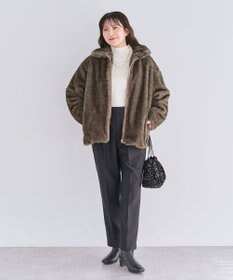 Green Parks ・Ｐｅｔｉｔ　Ｆｌｅｕｒ　ボトルネックリブニット