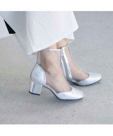 MODE ET JACOMO <noyau>ブロックヒールチュールブーツ