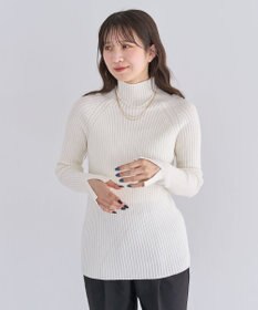 Green Parks ・Ｐｅｔｉｔ　Ｆｌｅｕｒ　ボトルネックリブニット