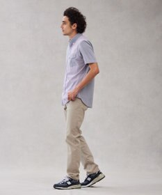 J.PRESS MEN 【クールマックス】クレイジーパターン サッカーシャツ/B.D.