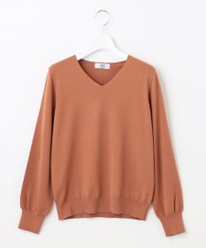 J.PRESS LADIES 【洗える】PRINCE Vネック ニット