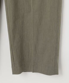 自由区 L 【洗える・ストレッチ素材】リネンヴィスコース ストレッチ カーゴパンツ
