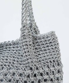 TOPKAPI 【TREASURE TOPKAPI】メタリック ラウンド トートバッグ