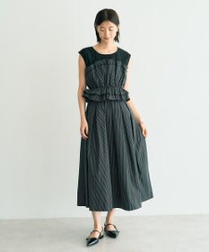 YECCA VECCA タックフレアスカート