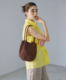 TOPKAPI 【TREASURE TOPKAPI】メタリック ラウンド トートバッグ