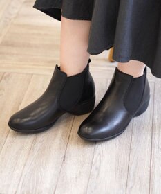 Pointer 本革 両ゴム サイドゴアショートブーツ