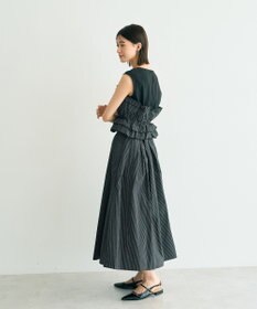 YECCA VECCA タックフレアスカート