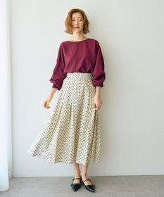 YECCA VECCA タックフレアスカート