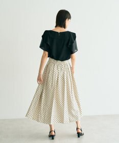 YECCA VECCA タックフレアスカート