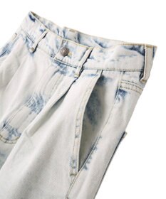 CRAFT STANDARD BOUTIQUE ハイブリーチケミカル加工デニムワイドパンツ