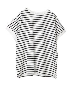 Green Parks インド綿 フレンチスリーブ前後差カットプルオーバー