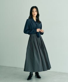 YECCA VECCA タックフレアスカート