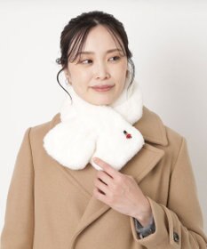 MOONBAT MACKINTOSH PHILOSOPHY(マッキントッシュ フィロソフィー）バッキンガムベア フェイクファー プチマフラー