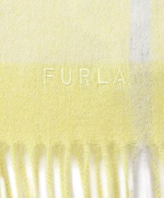 MOONBAT FURLA ウールブロックチェックラメストール/幅50cm