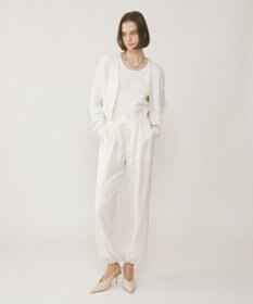 GRACE CONTINENTAL ツイードニットzipカーディガン