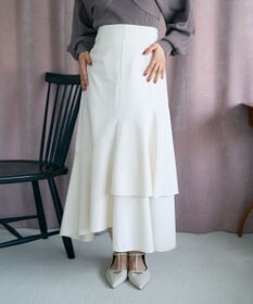 earth music&ecology ティアードイレヘムスカート