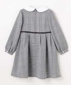 ANY KIDS 襟付き リボン 長袖ワンピース