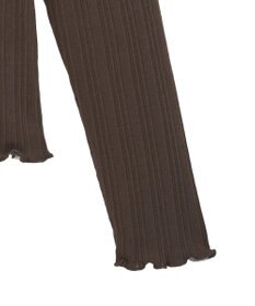 earth music&ecology チェーンリブホルターネックプルオーバー