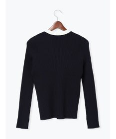 Te chichi リブVネックカーディガン