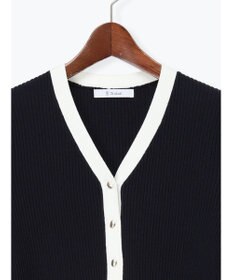 Te chichi リブVネックカーディガン