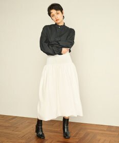 #Newans 【セレモニーにも】バルーンフレアニットスカート