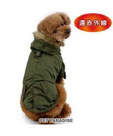 PET PARADISE ペットパラダイス 遠赤外線 モッズコート 小型犬