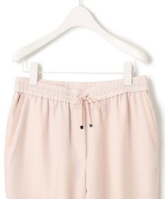 ICB 【接触冷感・UVケア・速乾・洗える】FluidBackSatin ドロストパンツ