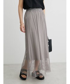 Green Parks ・ＥＬＥＮＣＡＲＥ　ＤＵＥ　メッシュギャザースカート