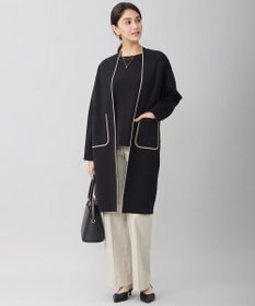 自由区 【洗える】ドライコットンハイゲージニット アウター