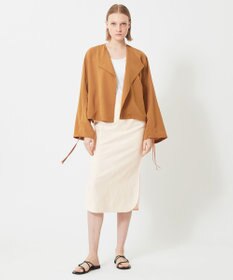 BEIGE， ZINNIA / ノーカラーブルゾン