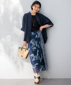 23区 【CLASSY.6月号掲載/Oggi4月号掲載】雑材 バンブー ハンドル ショルダー