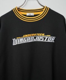 WEGO ヘビーウエイト刺繍バイカラープルオーバー