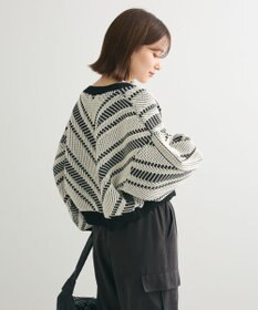 Green Parks ・ＥＬＥＮＣＡＲＥ　ＤＵＥ　ジャカードカーディガン