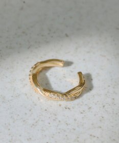 Tiaclasse ストーンイヤーカフ