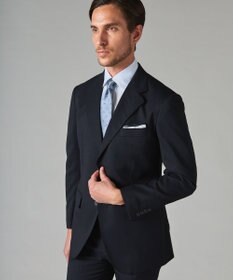 GOTAIRIKU リクルート/フレッシャー/成人式にもおすすめ【しわになりにくい/ストレッチ】ストレッチギャバジン スーツ_ブラック