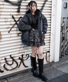 WEGO 【ウエストゴム】スウェットフリルスカパン