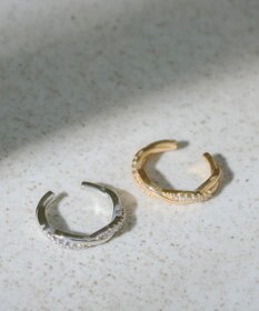 Tiaclasse ストーンイヤーカフ