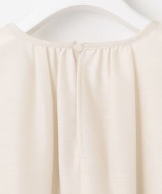 自由区 L 【洗える】シアーエンブロイダリープルオーバー ブラウス