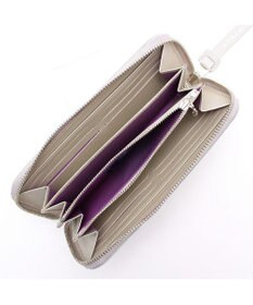 A.D.M.J. 【牛革】モーツァルト クリスタルソーイング ラウンドウォレット