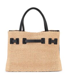 23区 【先行予約】VIOLAd'ORO イタリアンラフィアシート ベルトデザイン 2WAYトートバッグ