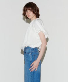 NAVE 【Nave 　洗える・接触冷感】クロップドジャージーブラウス