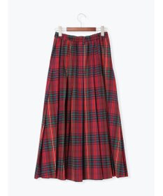 Te chichi チェックアソートロングプリーツスカート