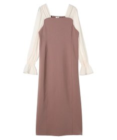 earth music&ecology ショルダードッキングワンピース