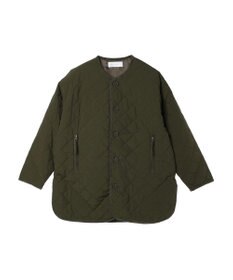 Green Parks キルティングノーカラーブルゾン