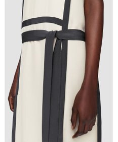 JOSEPH ヘビーシルククレープアニメーション　ベルテッドドレス