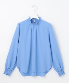 Feroux 【洗える】スタンドネックブラウス